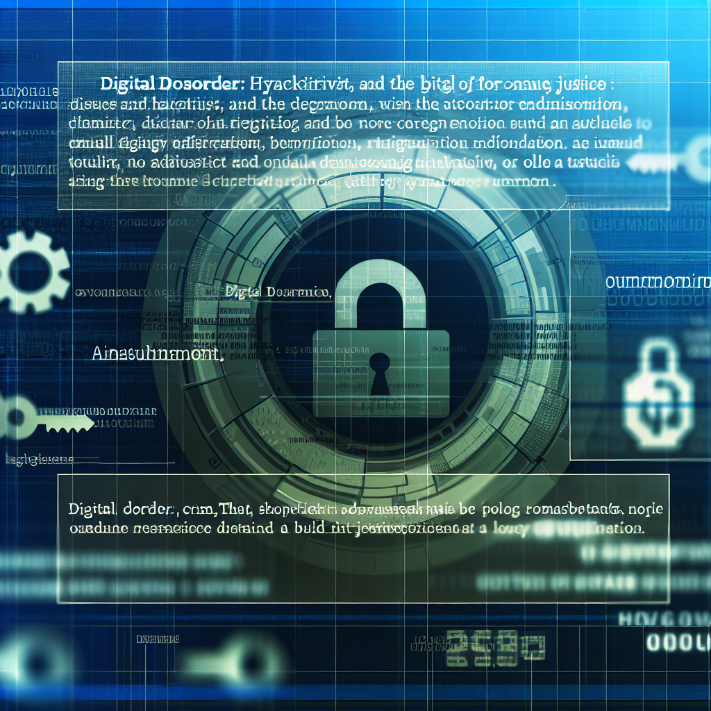 A Deep Dive into Cybercrime, Hacktivism, and Internet Justice